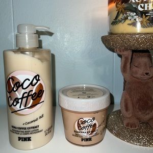 VS PINK Coco Coffee Body Lotion & Butter